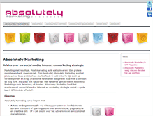 Tablet Screenshot of absolutelymarketing.nl